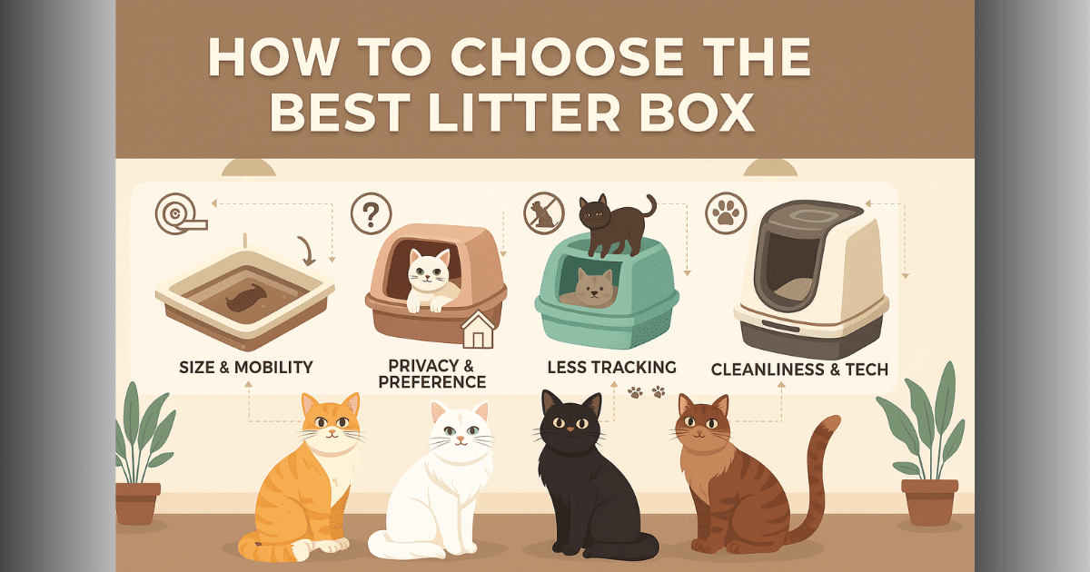 How to Choose the best Litter Box for Your Cat - Cat Care Joy